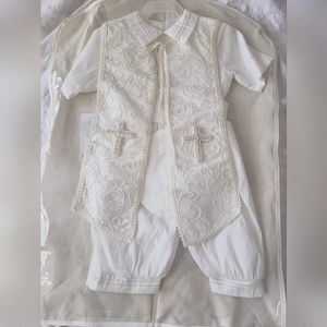 Boy baptismal/christening outfit